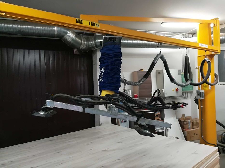 Podnośnik próżniowy Tawi żuraw kolumnowy przyssawka podciśnieniowa AHS