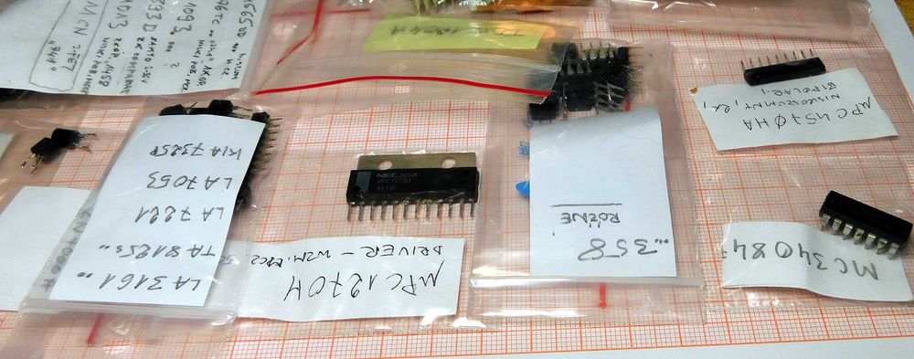 Części elektroniczne cały zestaw [095]1