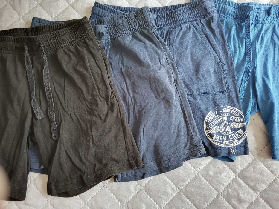 4 pary spodenek na lato : H&M, rozm. 110,  na wf
