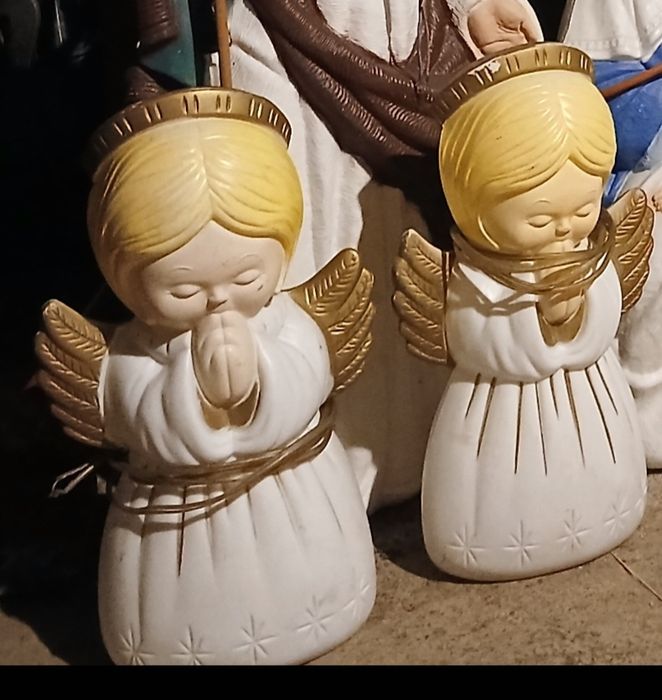 Podświetlane Figury aniołów, styl Vintage