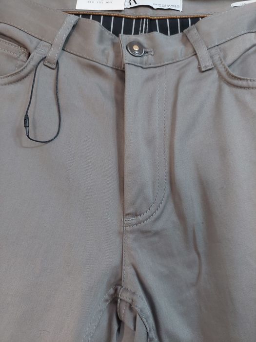 Nowe materiałowe spodnie damskie Zara rozm M