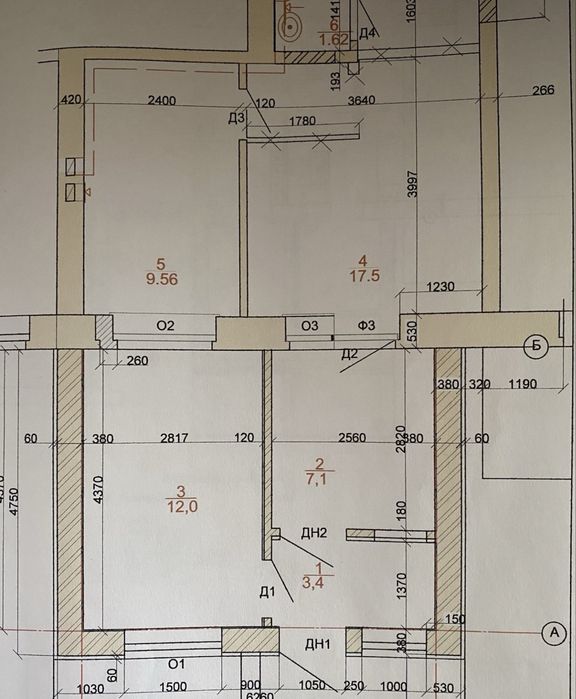 Оренда офісного приміщення 52 кв.м.
