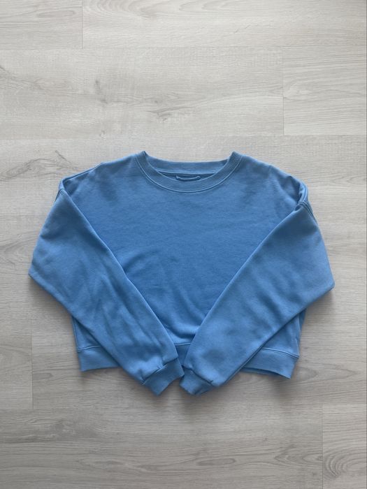 Krótka bluza niebieska roz S