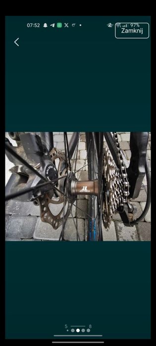 Rower dortmoor street fighter przemalowany na czarny mat