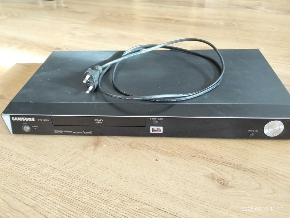 Samsung DVD-HD870 Pilot Kabek HDMI Euro Hama W pełni sprawny 71 Filmów DVD