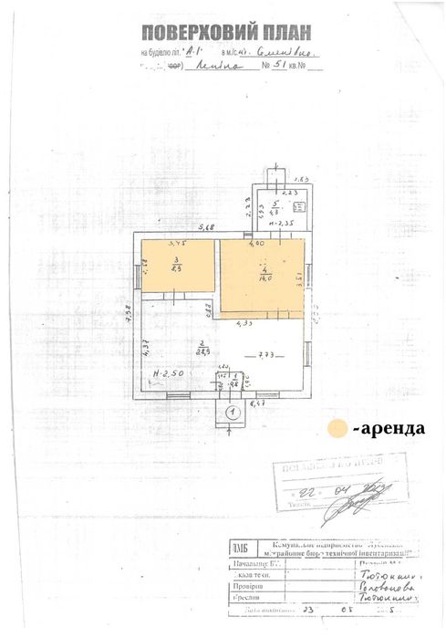 Здам в оренду примiщення в с. Семенiвка Полтавськоi обл.