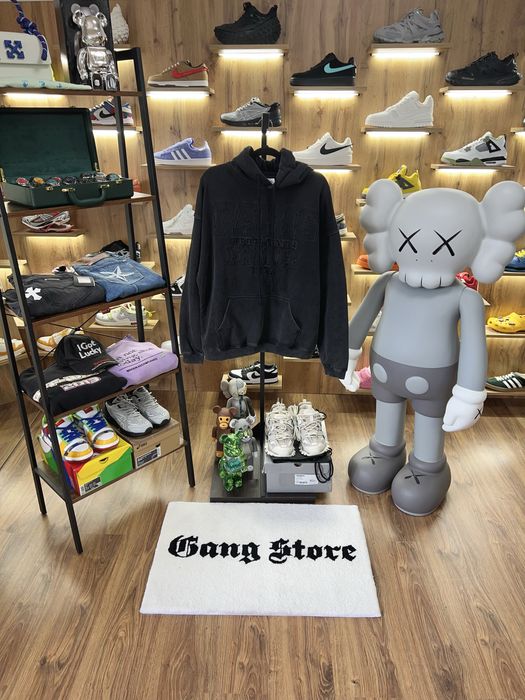 Худі Vetements Paris XXXL Logo Faded Black