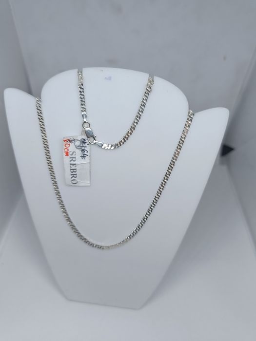 Męski srebrny łańcuszek srebro 925 długość 60cm