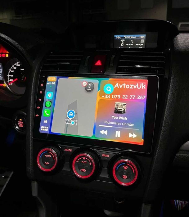 Магнитола FORESTER WRX Subaru TREZIA ASCENT IMPREZA CarPlay Android 15