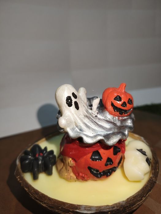Vela Halloween abóbora
