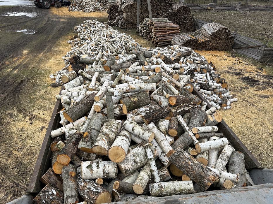 Дрова обрізки береза вільха сосна дуб граб ясен