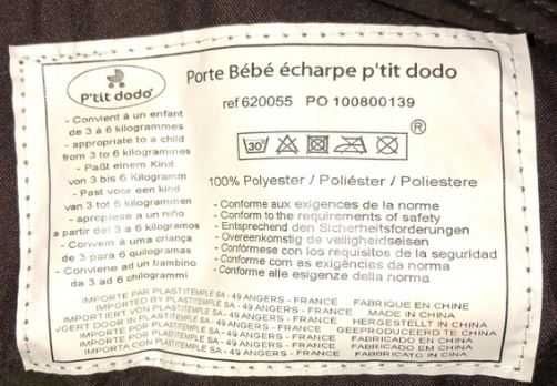 Marsúpio - porta bebés