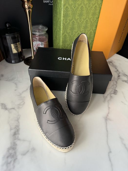 Espadryle Chanel Natural Leather
