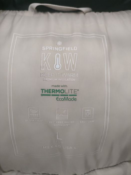 Casaco acolchoado Springfield tamanho L