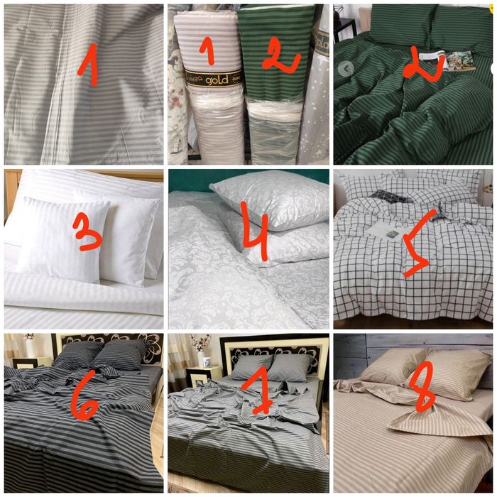 Отримали тканину. Постільна білизна бязь голд люкс усі розміри, індиві