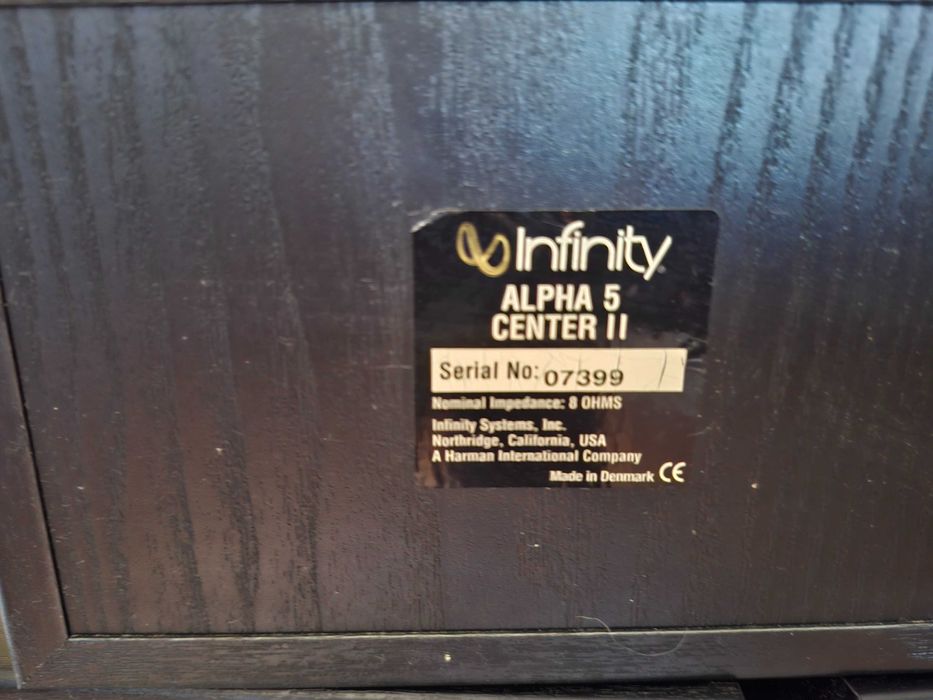 Komplet głośników infinity alpha 5