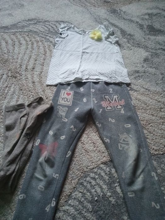 Ubrania dla dziewczynki rozmiar 110-116