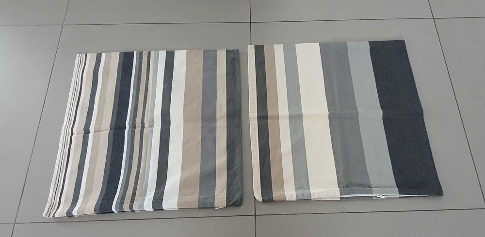 Ikea poszewki na poduszkę 50x50 bawełna paski