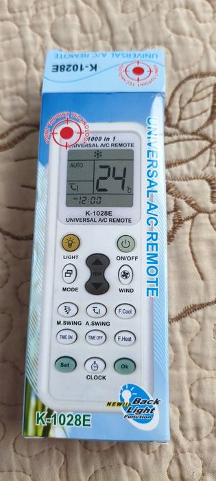 Пульт універсальний до кондиціонерів 1000в1 k1028-e