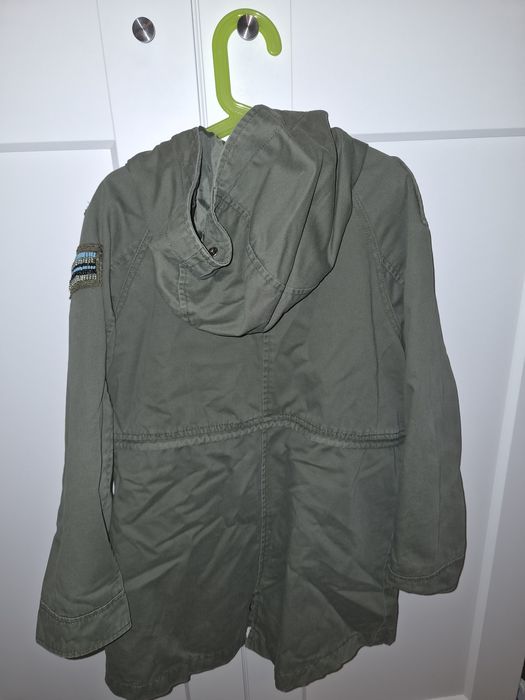 Kurtka jesienna typu parka 3 w 1 dla dziewczynki  - Zara roz. 140