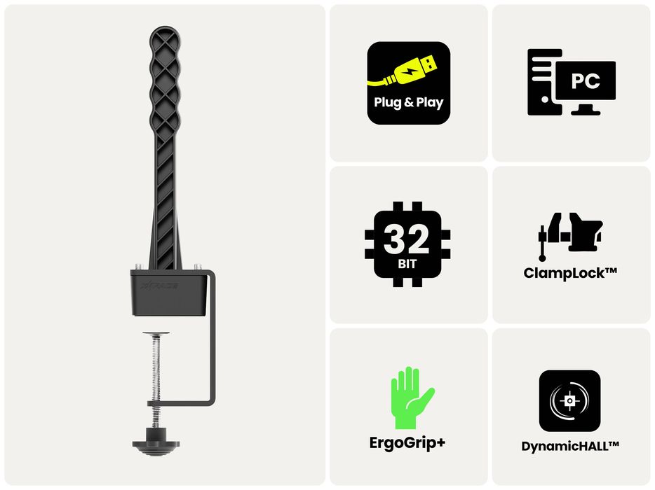 X4RACE Solidny Hamulec ręczny Smart SL-100 v3 do komputera PC Hydrołap