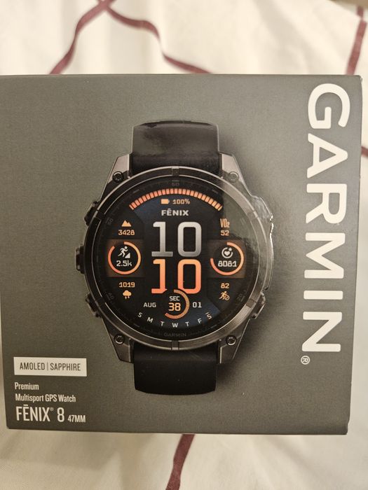Garmin Fenix 8 47mm AMOLED Sapphire NOWY z konkursu