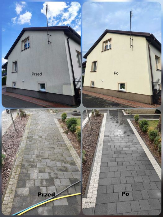 Mycie Kostki, Elewacji, Dachu TANIO!!! Ryki i okolice