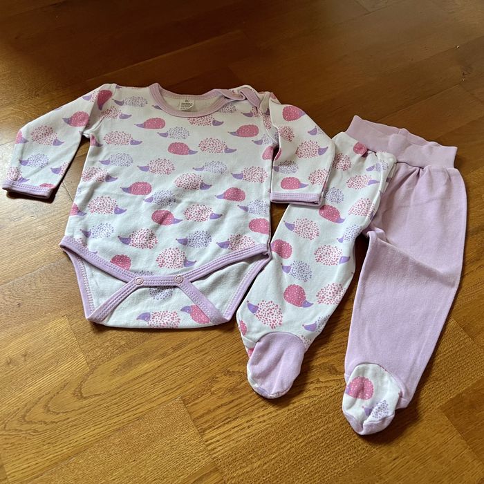 Komplecik niemowlęcy. Jeżyki. 80