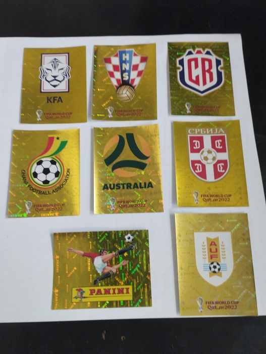 cromos dourados Mundial Qatar 22(inclui cromo 00)