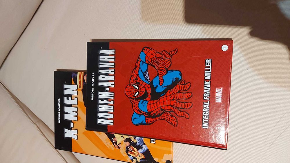 Livros Banda Desenhada Marvel X-Men/Capitão América/Homem Aranha