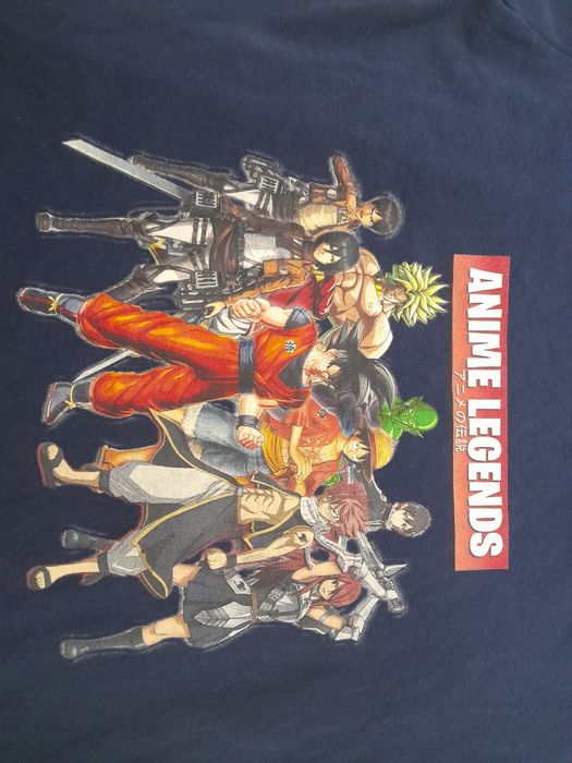 Футболка аніме легенди атака титанів драгонбол хвіст феї