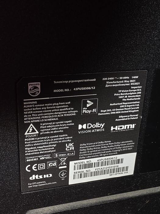 Philips 43PUS8506/12 43 cale