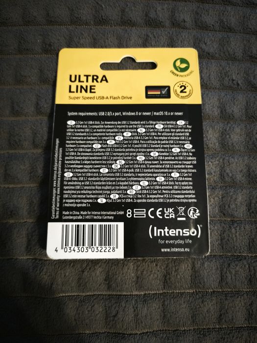 pendrive Intenso Ultra Line 256 GB USB 3.2 gen1x1