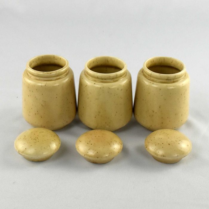 Conjunto de 3 frascos com tampa Mrs Beeton’s Preserve - 1978