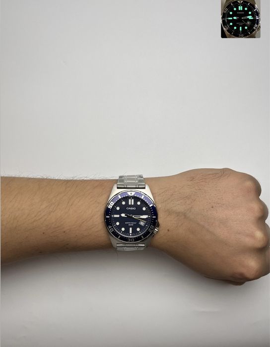 Класичний годинник касіо, чоловічі касіо, casio mtd-135d-2avdf
