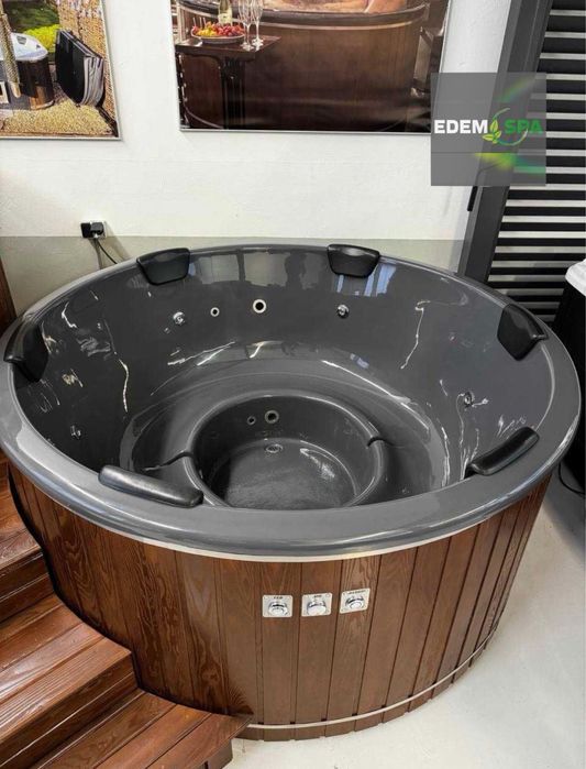 Спа купель від виробника! Чан на дровах! Купіль з джакузі! Баня офуро