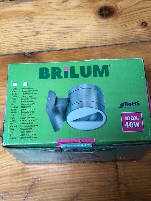Фасадний світильник Brilum AVAN G21 up/down G9 новий