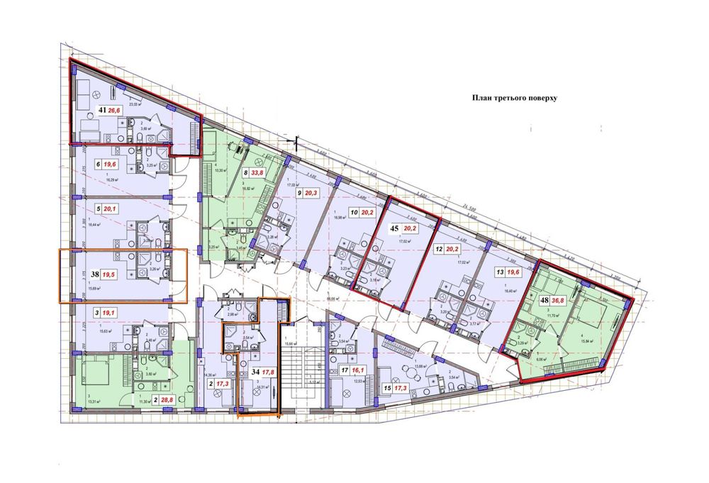 1-комнатная квартира по адресу (площадь 16,1 м²) - Atlanta.ua - фото 2