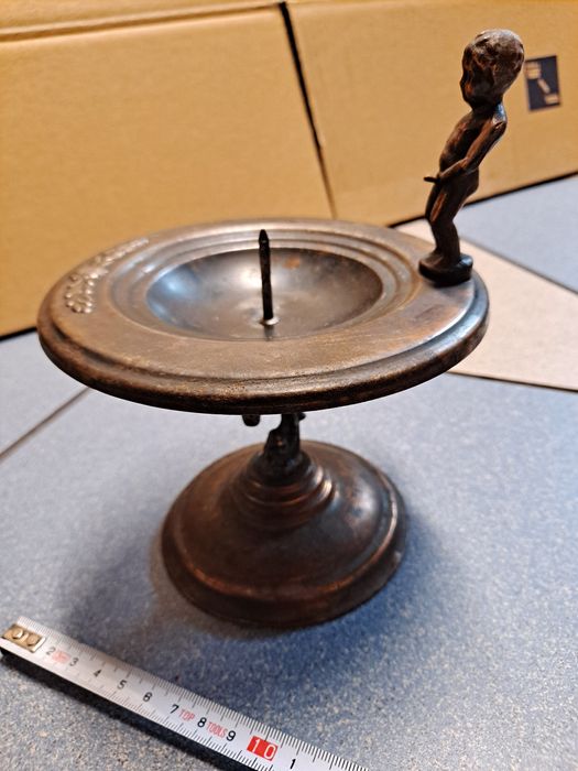 Świecznik zabytek antyk vintage