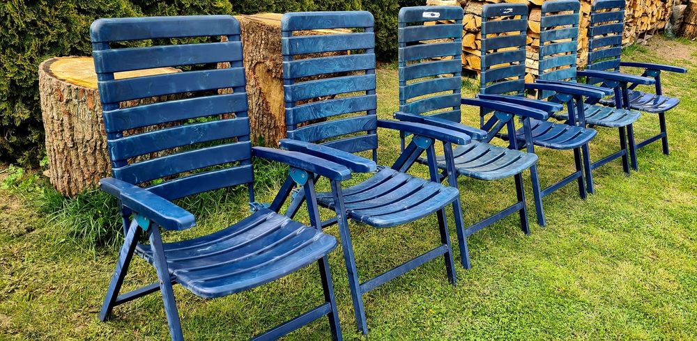 krzesła ogrodowe 2 szt fotele skladane możliwość zlozenia