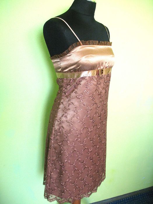 Sukienka na ramiączka - 36 S -  biust 85 cm