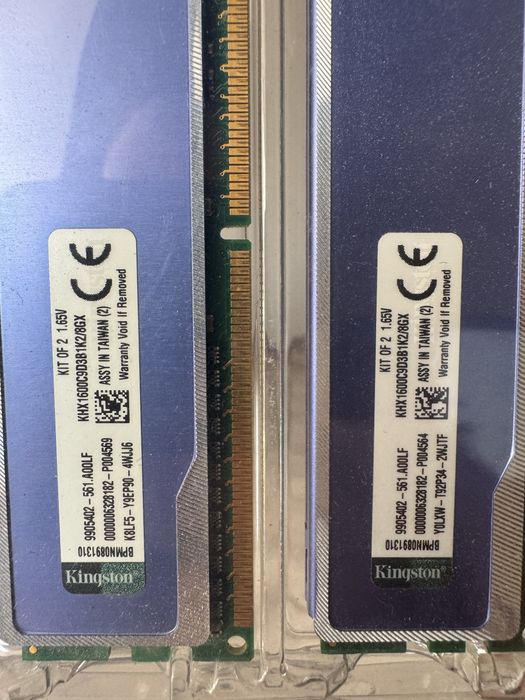 Оперативна пам’ять Kingston HyperX Blu DDR3 — 2 планки