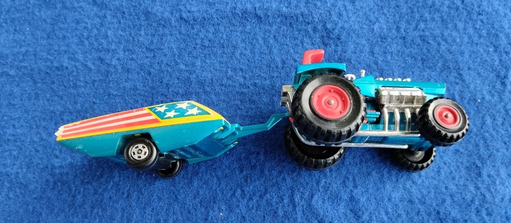 Matchbox superkings tractor K3 i przyczepa stara zabawka resorak