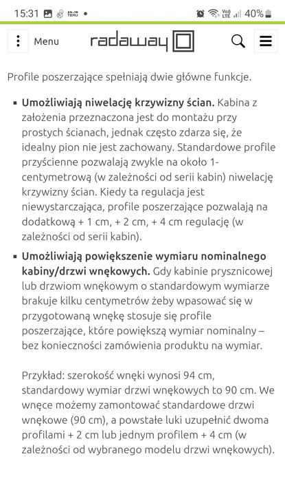 Profil  poszerzający  Premium