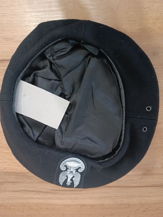 Nowy beret czarny rozm. 57 wz 418