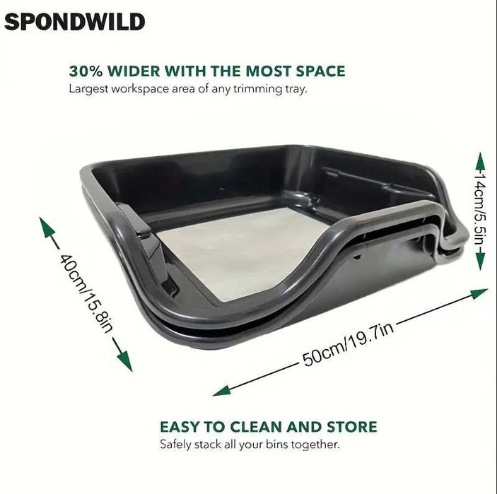 Піддон для триммінгу стрижки TrimBin Trimming tray лоток для обрізки