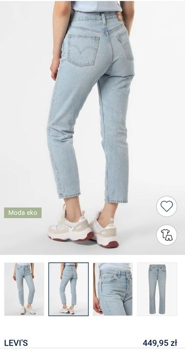 Levis Mom Fit nowe dżinsy