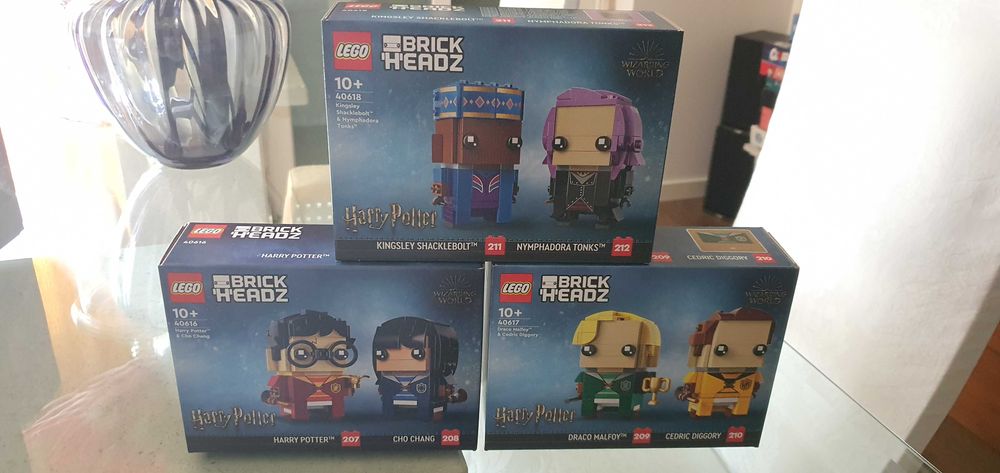 Lego BrickHeadz Bricklink Fortnite GWP Ideas One Piece Simpsons e outros