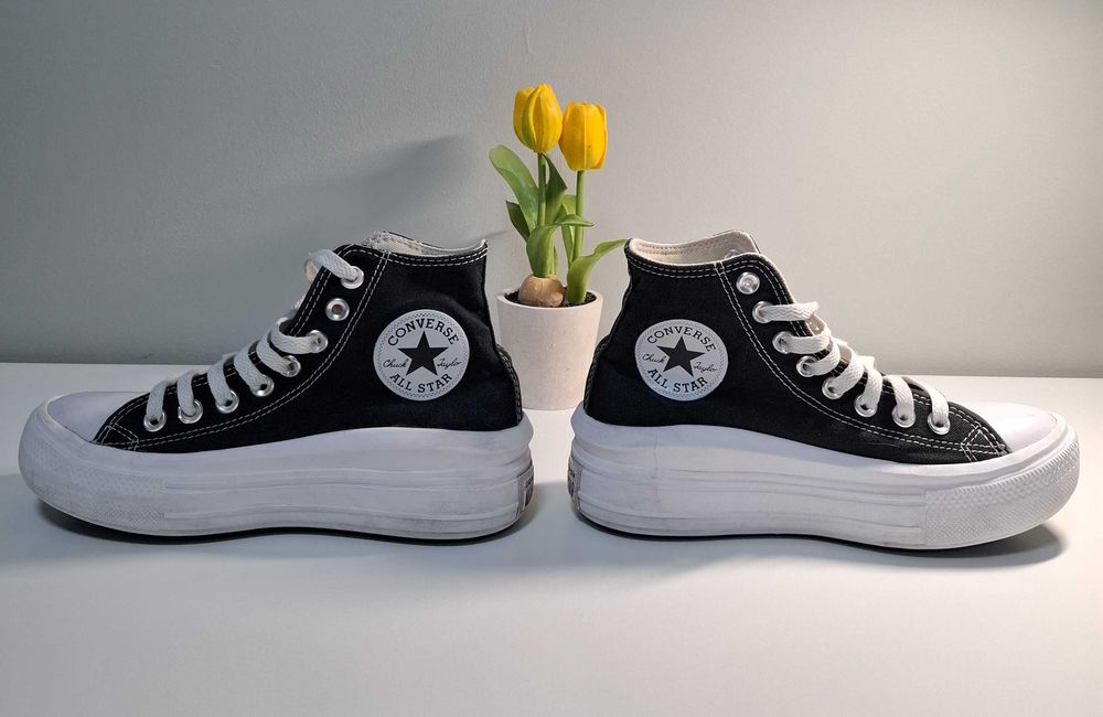 Trampki Converse Chuck Taylor All Star Move Platform, czarne - r. 37