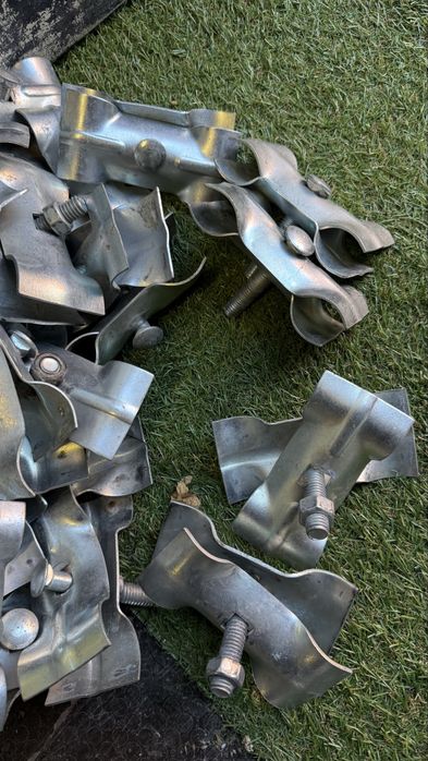 Klamra stalowa ocynk uchwyt do skrecania przenosnego tymczasowego